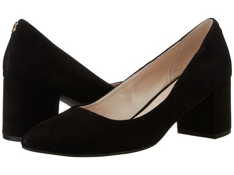 cole haan block heels|cole haan black suede pumps.